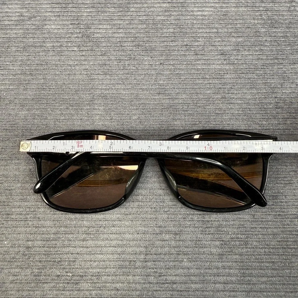 Sonia Rykiel Vintage Black Square Y2k Sunglasses 66-9501 Gold‎ Hardware